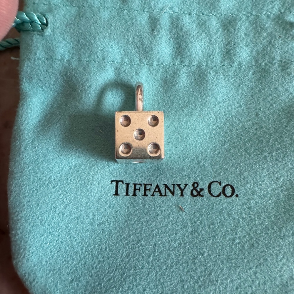 Tiffany & Co. Sterling Silver Charm / Dice Lock